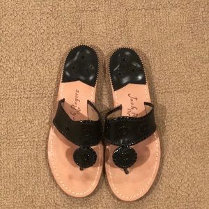 Jack Rogers Black Sandals